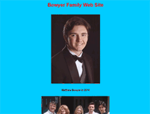 Tablet Screenshot of bowyerfamily.org